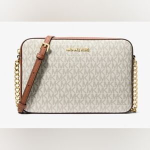 Michael Kors Beige Crossbody Bag